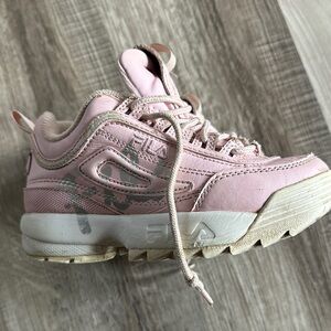 Fila Kids Light Pink Sneakers